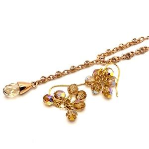 Givenchy Necklace and Earrings Set Signed Vintage Estate Jewelry ✨ K052